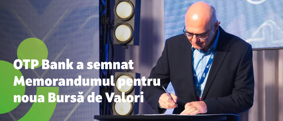 OTP Bank Moldova a semnat Memorandumul de constituire a noii Burse de Valori